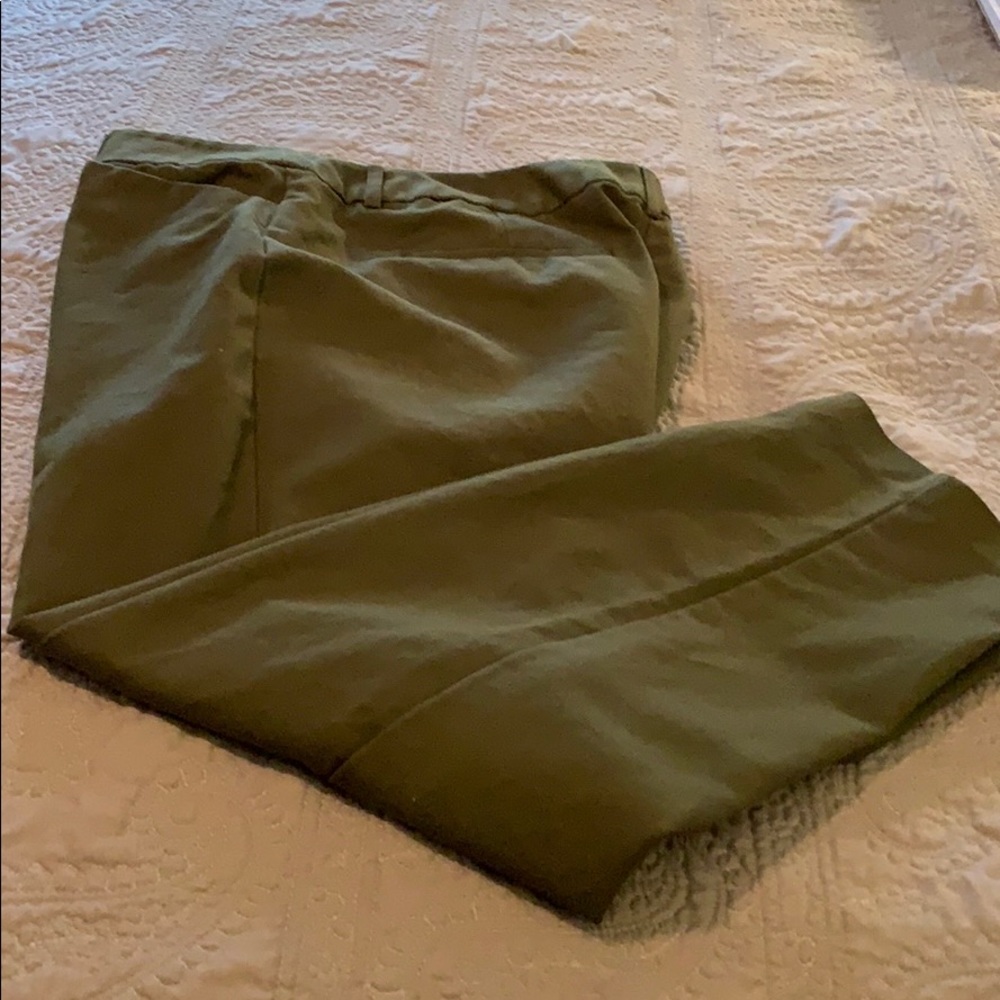2/$14 Liz Claiborne Olive green pants